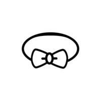 corbata buttet flyga ikon design vektor