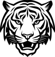 Tiger - - minimalistisch und eben Logo - - Vektor Illustration