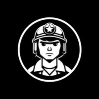 armén - minimalistisk och platt logotyp - vektor illustration