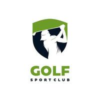 Golf Verein Symbole, Symbole, Elemente und Logo Sammlung vektor