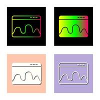 webbsida statistik vektor ikon
