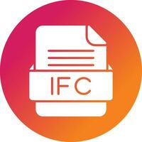 ifc Datei Format Vektor Symbol