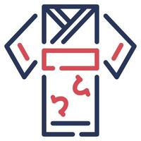 Kimono Symbol Illustration, zum uiux, Infografik, usw vektor