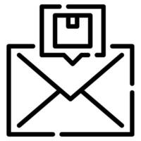 Mail Symbol Illustration, zum uiux, Infografik, usw vektor