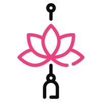 Lotus Laterne Symbol Illustration, zum uiux, Infografik, usw vektor