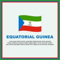 ekvatorial guinea flagga bakgrund design mall. ekvatorial guinea oberoende dag baner social media posta. ekvatorial guinea baner vektor