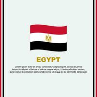 Ägypten Flagge Hintergrund Design Vorlage. Ägypten Unabhängigkeit Tag Banner Sozial Medien Post. Ägypten Karikatur vektor