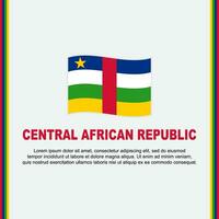 central afrikansk republik flagga bakgrund design mall. central afrikansk republik oberoende dag baner social media posta. tecknad serie vektor