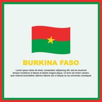 Burkina faso flagga bakgrund design mall. Burkina faso oberoende dag baner social media posta. Burkina faso baner vektor