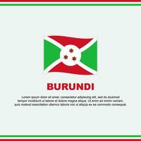 burundi flagga bakgrund design mall. burundi oberoende dag baner social media posta. burundi design vektor