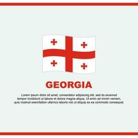 georgien flagga bakgrund design mall. georgien oberoende dag baner social media posta. georgien design vektor