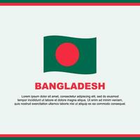 bangladesh flagga bakgrund design mall. bangladesh oberoende dag baner social media posta. bangladesh design vektor