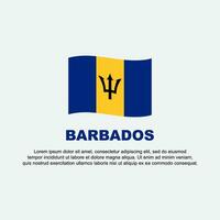 Barbados Flagge Hintergrund Design Vorlage. Barbados Unabhängigkeit Tag Banner Sozial Medien Post. Barbados Hintergrund vektor