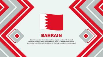 bahrain flagga abstrakt bakgrund design mall. bahrain oberoende dag baner tapet vektor illustration. bahrain design