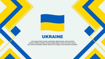 ukraina flagga abstrakt bakgrund design mall. ukraina oberoende dag baner tapet vektor illustration. ukraina baner