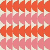 abstrakt retro geometrisch nahtlos Muster. geometrisch Mitte Jahrhundert modern Stil nahtlos Muster. Vektor Hintergrund drucken.