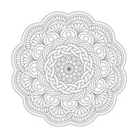 keltisch meditativ Mandalas Färbung Buch Mandala Seite zum kdp Buch Innere. vektor