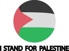 fri palestina flagga ikon i platt. isolerat på transparent bakgrund. använda sig av för baner, t-shirt, social media posta som stå med palestina frihet flagga tecken symbol vektor för appar och hemsida