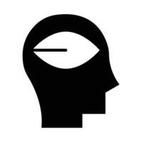 Philosophie Vektor Glyphe Symbol zum persönlich und kommerziell verwenden.
