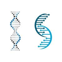 medizinische DNA-Vektor-Icon-Design-Illustration vektor