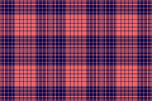 Textur Textil- Tartan von Hintergrund Stoff nahtlos mit ein prüfen Vektor Muster Plaid.