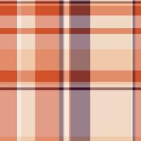 prüfen Muster Plaid von Tartan Vektor nahtlos mit ein Textil- Stoff Hintergrund Textur.