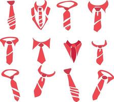 ikon av slips vektor illustration