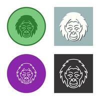 Orang-Utan-Vektorsymbol vektor