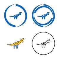 Dinosaurier-Vektor-Symbol vektor