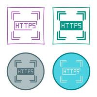 https-Vektorsymbol vektor