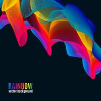 Rainbow Line bakgrund vektor