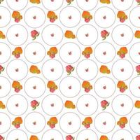 Herbstlaub Muster nahtlose florale Textur vektor