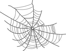 vektorbild av en spindelnät. spindelnät utan spindel. vektor