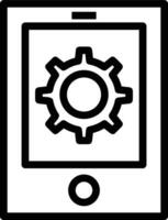 Ausrüstung Rahmen Symbol Symbol Vektor Bild. Illustration von das industriell Rad mechine Mechanismus Design Bild