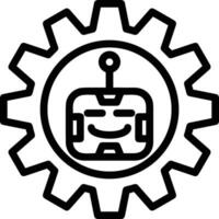 Ausrüstung Rahmen Symbol Symbol Vektor Bild. Illustration von das industriell Rad mechine Mechanismus Design Bild