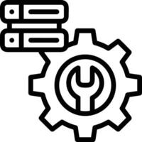 Ausrüstung Rahmen Symbol Symbol Vektor Bild. Illustration von das industriell Rad mechine Mechanismus Design Bild