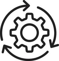 Ausrüstung Rahmen Symbol Symbol Vektor Bild. Illustration von das industriell Rad mechine Mechanismus Design Bild