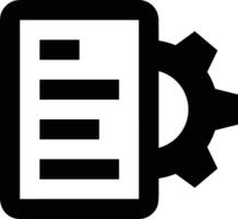 Ausrüstung Rahmen Symbol Symbol Vektor Bild. Illustration von das industriell Rad mechine Mechanismus Design Bild