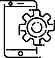 Ausrüstung Rahmen Symbol Symbol Vektor Bild. Illustration von das industriell Rad mechine Mechanismus Design Bild