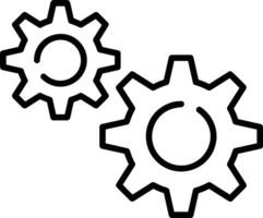 Ausrüstung Rahmen Symbol Symbol Vektor Bild. Illustration von das industriell Rad mechine Mechanismus Design Bild