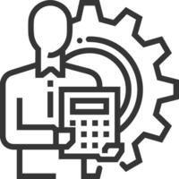 Ausrüstung Rahmen Symbol Symbol Vektor Bild. Illustration von das industriell Rad mechine Mechanismus Design Bild