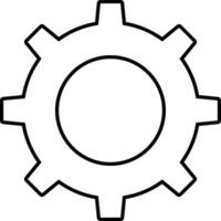 redskap miljö symbol ikon vektor bild. illustration av de industriell hjul mekanik mekanism design bild