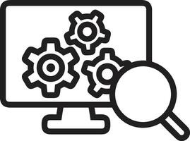 Ausrüstung Rahmen Symbol Symbol Vektor Bild. Illustration von das industriell Rad mechine Mechanismus Design Bild