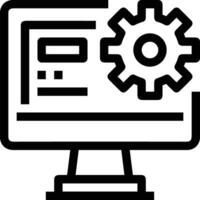 Ausrüstung Rahmen Symbol Symbol Vektor Bild. Illustration von das industriell Rad mechine Mechanismus Design Bild