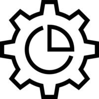 Ausrüstung Rahmen Symbol Symbol Vektor Bild. Illustration von das industriell Rad mechine Mechanismus Design Bild