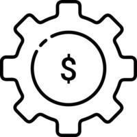 Ausrüstung Rahmen Symbol Symbol Vektor Bild. Illustration von das industriell Rad mechine Mechanismus Design Bild