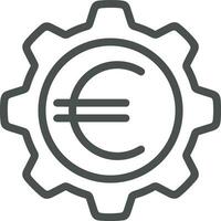 Ausrüstung Rahmen Symbol Symbol Vektor Bild. Illustration von das industriell Rad mechine Mechanismus Design Bild