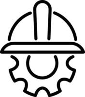 Ausrüstung Rahmen Symbol Symbol Vektor Bild. Illustration von das industriell Rad mechine Mechanismus Design Bild