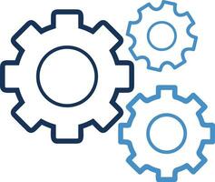 Ausrüstung Rahmen Symbol Symbol Vektor Bild. Illustration von das industriell Rad mechine Mechanismus Design Bild