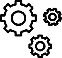 Ausrüstung Rahmen Symbol Symbol Vektor Bild. Illustration von das industriell Rad mechine Mechanismus Design Bild